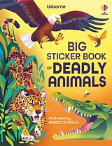 Couverture cartonnée Big Sticker Book Deadly Animals de James Alice