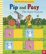 Reliure en carton indéchirable Pip and Posy: The Super Seasons (Memory Game Book) de Axel Scheffler