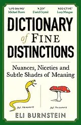 Kartonierter Einband Dictionary of Fine Distinctions von Eli Burnstein