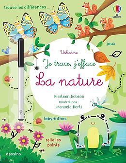 Broché La nature : je trace, j'efface de Kirsteen Robson