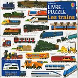 Coffret Les trains : livre et puzzle de Sam Smith