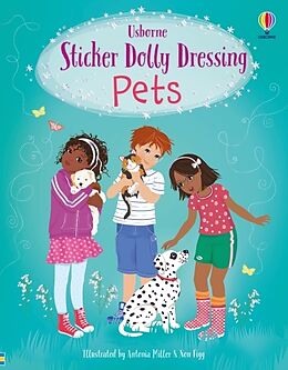 Couverture cartonnée Sticker Dolly Dressing Pets de Fiona Watt