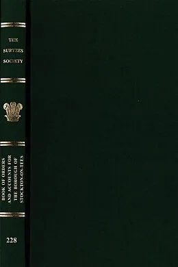 E-Book (pdf) Book of Orders and Accounts for the Borough of Stockton-on-Tees von Unknown