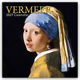 Kalender Vermeer  Jan Vermeer  Kunstkalender 2027 16-Monatskalender von The Gifted