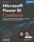 Couverture cartonnée Microsoft Power BI Cookbook - Third Edition de Greg Deckler, Brett Powell