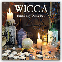 Kalender Wicca Wall Calendar 2025 (Art Calendar) von Flame Tree Publishing