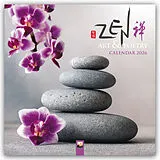 Fester Einband Zen Art & Poetry Wall Calendar 2026 von Flame Tree Publishing