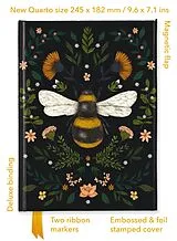 Blankobuch geb Jade Mosinski: Bee (Foiled Quarto Journal) von Flame Tree Publishing