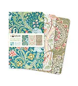 Blankobuch geb William Morris Gallery Set of 3 Mini Notebooks von Flame Tree Publishing