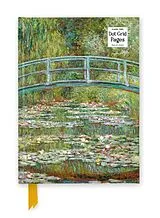 Blankobuch geb Claude Monet: Bridge over a Pond of Water Lilies (Foiled Dot Grid Journal) von Flame Tree Publishing