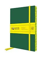 Blankobuch geb Racing Green & Neon Yellow Artisan Paperback Notebook von Flame Tree Publishing