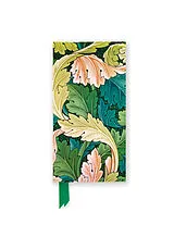 Blankobuch geb William Morris: Acanthus (Foiled Slimline Journal) von Flame Tree Publishing