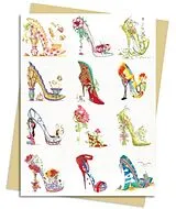 Textkarten / Symbolkarten Sally King Design: The Art of the Shoe Greeting Card Pack von 