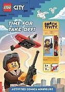 Couverture cartonnée LEGO® City: Time for Take-Off! (with Freddie Flyer minifigure and toy plane mini-build) de Buster Books, Lego®