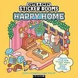 Kartonierter Einband Sticker Rooms: Happy Home von Alexander Harry, Anna Guillet