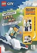 Kartonierter Einband LEGO® City: Let's Fly (with Pete the Pilot minifigure and exclusive plane model) von LEGO®, Buster Books