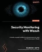 Couverture cartonnée Security Monitoring with Wazuh de Rajneesh Gupta