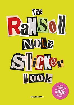 Kartonierter Einband The Ransom Note Sticker Book von Luke Herriott