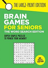 Couverture cartonnée Brain Games for Seniors: The Word Search Edition de Summersdale Publishers