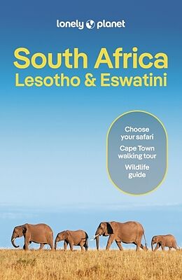 Couverture cartonnée Lonely Planet South Africa, Lesotho & Eswatini de Lonely Planet, Corne Lucy, Exelby Narina