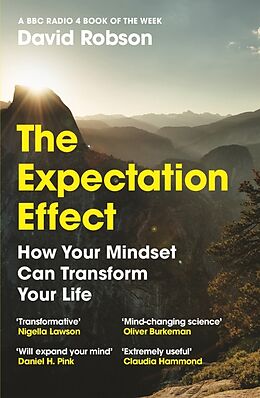 Couverture cartonnée The Expectation Effect de David Robson