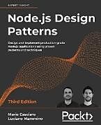 Couverture cartonnée Node.js Design Patterns - Third edition de Mario Casciaro, Luciano Mammino