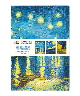  Vincent van Gogh Set of 3 Midi Notebooks de 