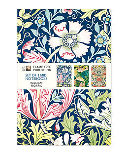  William Morris Set of 3 Midi Notebooks de 