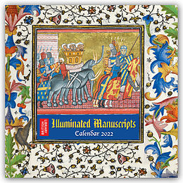 Kalender British Library - Illuminated Manuscripts Wall Calendar 2022 (Art Calendar) von Flame Tree Publishing