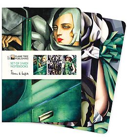  Tamara de Lempicka Set of 3 Midi Notebooks de Flame Tree Publishing