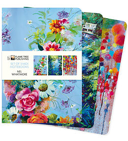  Nel Whatmore Set of 3 Midi Notebooks de Flame Tree Publishing