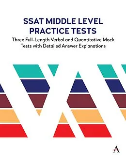 E-Book (epub) SSAT Middle Level Practice Tests von Anthem Press