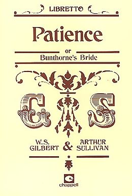 Arthur Seymour Sullivan Notenblätter Patience or Bunthornes Bride