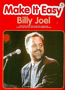 Billy (William Martin) Joel Notenblätter Billy Joel 20 classic songs