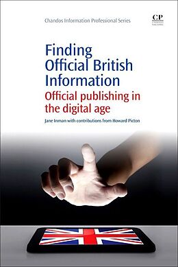 Couverture cartonnée Finding official British Information de Jane Inman, Howard Picton