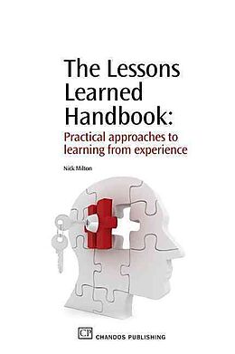 Couverture cartonnée Lessons Learned Handbook de Nick Milton
