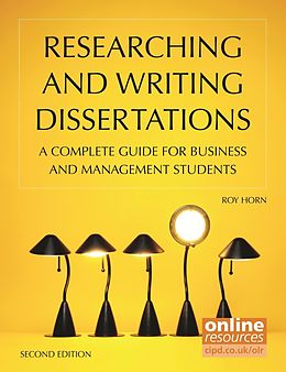 E-Book (epub) Researching and Writing Dissertations von Roy Horn