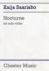 Kaija Saariaho Notenblätter Nocturne for violin