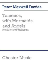 Sir Peter Maxwell Davies Notenblätter Temenos with mermaids and angels for flute