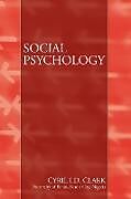 Kartonierter Einband Social Psychology von C I D Clark