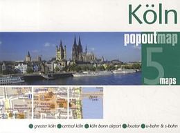 (Land)Karte Köln PopOut Map, 5 maps von 