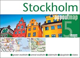 Carte (de géographie) Stockholm Popout Map de 