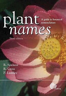 Kartonierter Einband Plant Names von Roger Spencer, Rob Cross, Peter Lumley