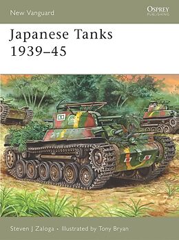 Couverture cartonnée Japanese Tanks 193945 de Zaloga Steven J.