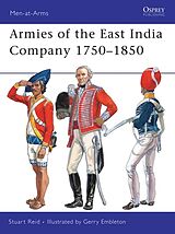 Couverture cartonnée Armies of the East India Company 17501850 de Stuart Reid