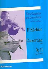 Ferdinand Küchler Notenblätter Concertino G-Dur op.11