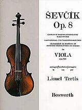 Otokar Sevcik Notenblätter Changes of Position and preparatory Scale Studies op.8