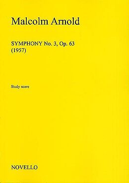 Malcolm Arnold Notenblätter Sinfonie Nr.3 op.63 für Orchester