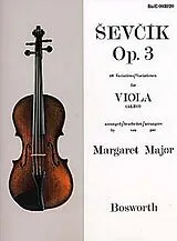 Otokar Sevcik Notenblätter 40 Variationen op.3