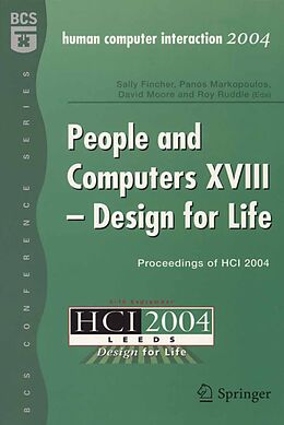 E-Book (pdf) People and Computers XVIII - Design for Life von 